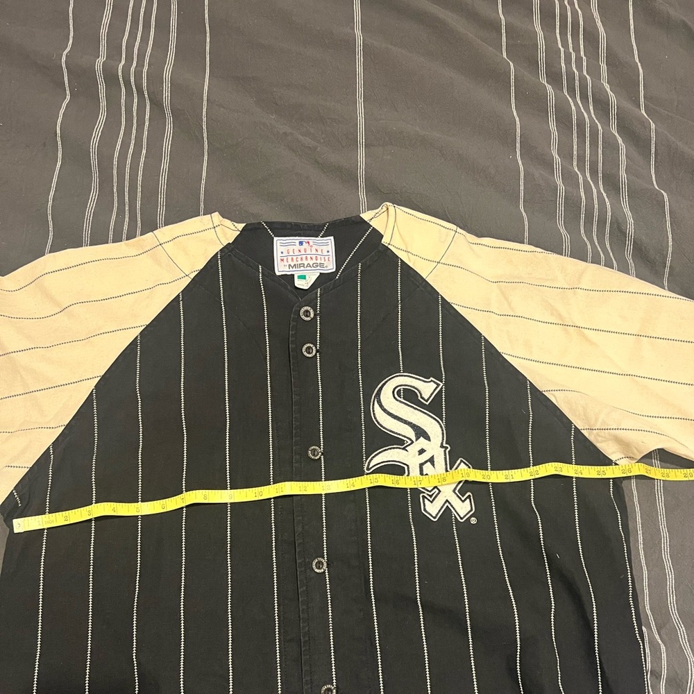 Vintage MLB Chicago White Sox Frank Thomas 35 throwback jersey. Men’s size XL - Picture 8 of 9